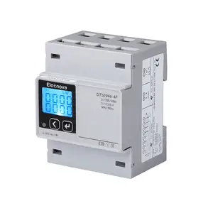 Elecnova nhà máy trực tiếp giá 3 giai đoạn năng lượng mét hiển thị Watt giờ mét, 3 giai đoạn DIN đường sắt năng lượng mét giá