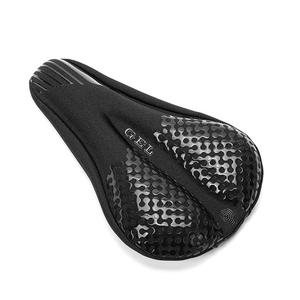 Bicycle Saddle Cover Gel <b>Padding</b> Mountain Bike Seat <b>Cushion</b> Comfortable Cycling Accessory Unisex Adult Black - Product Image 1