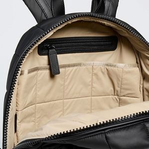 Large Waterproof Nylon Unisex <b>Backpack</b> Adjustable <b>Strap</b> Custom Quilted Design Students Fashionable Black Zipper Durable - Product Image 4