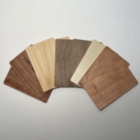 Carte en bois NFC pour entreprise, RFID, logo personnalisé, gravure au laser, carte-clé en bambou, carte d'hôtel