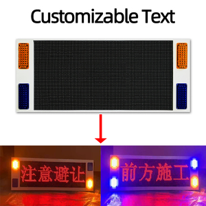 Panneau d'affichage dynamique pour véhicule, écran matriciel, signalisation routière, affichage LED monté sur véhicule, panneau VMS, protection - Product Image 1