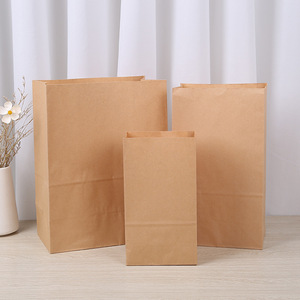 Bolsas <span class=keywords><strong>de</strong></span> Papel Kraft Virgen Recubierto <span class=keywords><strong>de</strong></span> 70 g/m² Impresas SOS Sin Asas para Alimentos, Pizza/Sushi/Pan, Venta al Por Mayor - Product Image 5