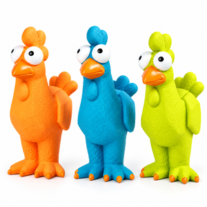 Jouet pour chien en latex en forme <span class=keywords><strong>de</strong></span> poulet, personnalisé, couineur, directement <span class=keywords><strong>de</strong></span> l'usine, pour les acheteurs en gros mondiaux - Product Image 3
