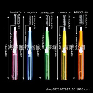 Brosse interdentaire orthodontique Hai Feng, à usage unique, à poils souples, pour adultes, outil de soins dentaires manuel - Product Image 5