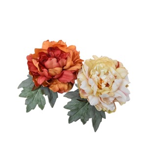 Pince à cheveux en soie style Tang, pivoine chinoise traditionnelle, accessoire de coiffure vintage pour la plage et les spectacles - Product Image 5