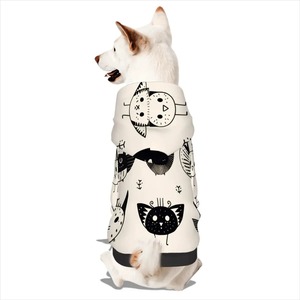 Sudadera con capucha para perro pequeño con imagen personalizada, ropa para mascotas - Product Image 1