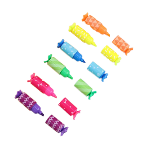 Độc quyền rất nhiều Mini candy-màu Huỳnh Quang <span class=keywords><strong>Highlighter</strong></span> đánh dấu xiên tip 6 màu sắc cho sinh viên rất nhiều - Product Image 1
