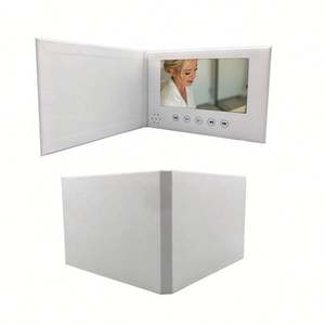 2024 Neue 7 Zoll LCD Leere Video-Broschüre Grußkarte für Hochzeitseinladungen - Product Image 1