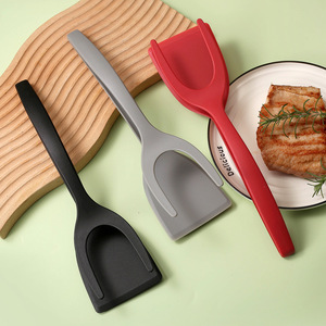 Pince-spatule en nylon, 1 pièce, outil de cuisine multifonctionnel pour faire frire du poisson, des steaks, usage domestique - Product Image 2
