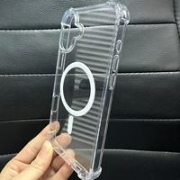 Vente en gros d'étuis magnétiques transparents pour iPhone 17 Pro Max housses magnétiques pour téléphone IPhones 17