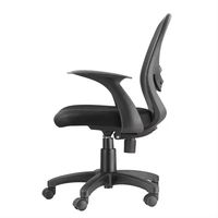 Kabel Chaise de bureau confortable en tissu à dossier moyen Pivotant à 360 degrés Design moderne pour la maison ou le bureau pour les visiteurs
