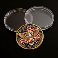 Nouvelle Arrivée : Pièce Commémorative du 250e Anniversaire des États-Unis, Badge Métallique 3D, pour Dropshipping, Vente en Gros Transfrontalière sur Plateformes Internationales