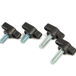 T Type Carbon Steel <b>Screw</b> M4 M5 M6 <b>Flat</b> Head White Zinc Coated For Construction Industry - Product Image 4