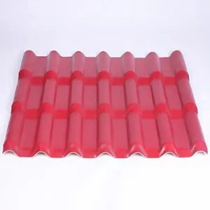 Wholesale Cheap Red ASA Resin Roof Tile Roofing Shingles