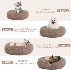 Lit pour <span class=keywords><strong>chien</strong></span> orthopédique écologique confortable beignet câlin Ultra doux coton remplissage chats chiens lit lavable <span class=keywords><strong>chien</strong></span> <span class=keywords><strong>coussin</strong></span> - Product Image 6