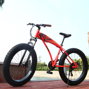 Vélo de montagne 26 pouces, largeur de pneu 4.0, fourche à suspension, jante en alliage d'aluminium, unisexe, adulte, utilisation hors route - Product Image 2