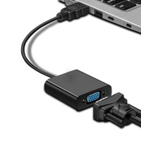 Câble adaptateur HDTV vers VGA, convertisseur audio, 1080p 60Hz, haute définition, gaine en PVC, compatible HDTV, ordinateur de bureau/ordinateur portable, OEM