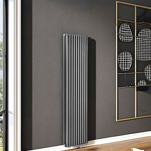 PUMIGE <span class=keywords><strong>prix</strong></span> usine Offre Spéciale <span class=keywords><strong>radiateur</strong></span> design 3030 tube carré double tour vertical blanc/anthracite dissipation thermique - Product Image 6