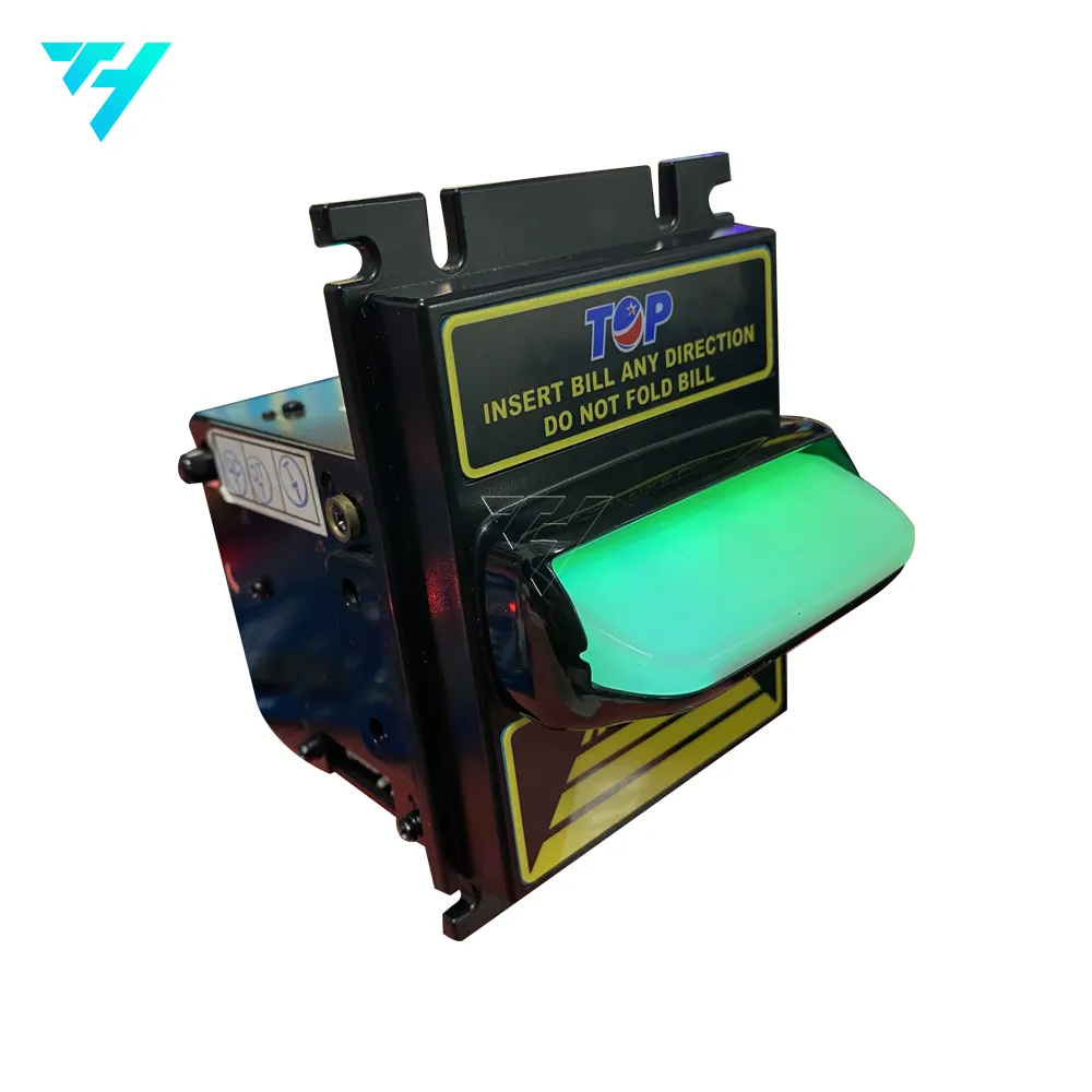 TOP TP70 tanpa Stacker Bill Acceptor mesin penjual mesin permainan menerima mata uang Jamaican Dollar tb74 Bill Acceptor