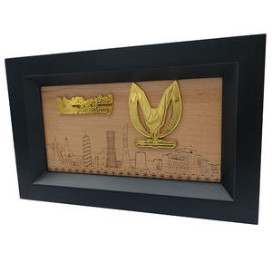 Plaque de récompense autorisée en métal personnalisé société excellent cadre photo de médaille de récompense du personnel - Product Image 2