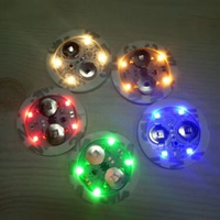 Sous-verres LED lumineux pour bouteilles et tasses, idéaux pour les bars, les fêtes et les événements promotionnels, accessoires de fête, autocollants pour tasses, sous-verres pour boissons