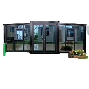 Lussuosa Villa prefabbricata da 40 piedi e 20 piedi 2-5 camere da letto espandibile casa portatile piccola casa Mobile in acciaio - Product Image 1