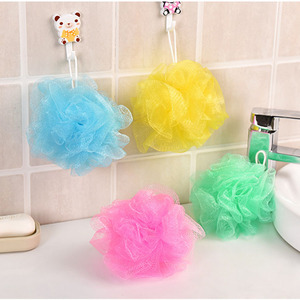 Esponja de baño colorida, estropajo de baño multicolor, toalla de baño, estropajo para la espalda, flor de baño, productos de baño espumosos para limpieza 10g - Product Image 1
