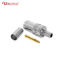Conector BNC Hembra Recto de 75 Ohmios para Cableado de Video 4K HD 3G SDI, Equivalente a 1855A 4855R Mini RG59 L-2.5CHD
