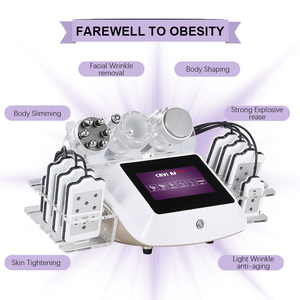 S Hình Dạng Chất Béo Burner Máy 6 Trong 1 Trọng Lượng Giảm Cân Chất Béo Loại Bỏ Massager Cellulite Máy Loại Bỏ Chân Không Cavit 80K Cavit Máy - Product Image 6