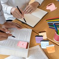 Mignons blocs-notes ronds autocollants 720 feuilles, marque-pages, drapeaux, cadeau de remerciement pour les enseignants, fournitures pour la salle de classe, la maison et le bureau, Chine