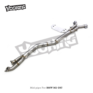 Tuyau intermédiaire en acier inoxydable OBM 304 pour BMW <span class=keywords><strong>M2</strong></span> G87 3.0T 2023 tuyaux d'échappement de course système d'échappement de voiture tuyaux de 3.5 pouces usine directe - Product Image 5