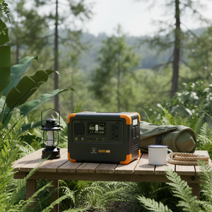 Central Eléctrica Portátil Mini de 600W de Alta Potencia y Tamaño Pequeño, Panel Solar Ligero con Control por Aplicación BT/WIFI para Uso en Campamentos al Aire Libre - Product Image 5