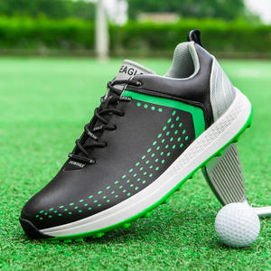 <span class=keywords><strong>Zapatos</strong></span> de <span class=keywords><strong>golf</strong></span> de cuero de microfibra del nuevo estilo al por mayor <span class=keywords><strong>zapatos</strong></span> de <span class=keywords><strong>golf</strong></span> antideslizantes del cordón de la rotación para los hombres - Product Image 3