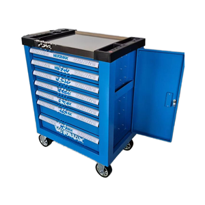 Chariot à outils multifonctionnel à quatre roues à porte latérale à 7 tiroirs de haute qualité personnalisable pour armoire de <span class=keywords><strong>rangement</strong></span> OEM d'atelier - Product Image 1