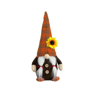 Sunflower Gnome Plush Figurine Fall Thanksgiving Decorations Faceless Elf <b>Doll</b> for Shop Window Home Display - Product Image 5