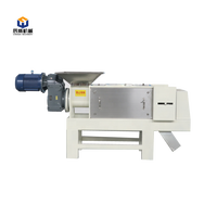 RVS hydraulische schroefpers voor appels, peren, gember, druiven, fruit, sap, spinazie, cassave; sapcentrifuge en ontwateringsmachine