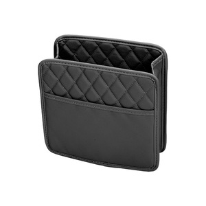 Car <b>seat</b> <b>storage</b> bag, backrest hanging bag, multi-functional children's interior supplies, leather hanging car trash can - Product Image 5
