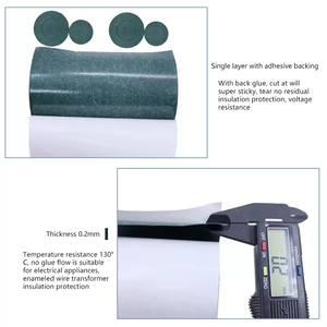 Papier isolant 6520 enduit d'un joint résistant aux hautes températures, papier d'orge de haute montagne de 1 mm avec support en caoutchouc, papier à coque verte - Product Image 6