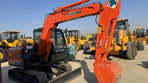 Mini-excavatrice d'occasion d'origine japonaise HITACHI Zx60, 6 tonnes, compacte, hydraulique, sur chenilles, en vente flash, meilleure qualité - Product Image 5