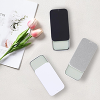 Boîte en fer blanc coulissante en gros, format personnalisé, avec logo, pour pilules/bonbons, conteneur de rangement recyclable, mini-boîte en fer blanc pour emballage