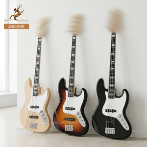 Disponibile all'ingrosso: <span class=keywords><strong>Basso</strong></span> Elettrico a 4 e <span class=keywords><strong>5</strong></span> <span class=keywords><strong>Corde</strong></span> con Corpo in Pioppo e Manico in Acero, Colori e Design Opzionali, Spedizione Veloce - Product Image 2