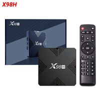 Dispositivo Multimedia 2026 X98H Android 12.0 Allwinner H618 Compatible con 4K Ultra HD, WiFi 6 de 2.4GHZ/5.8GHZ, LAN de 100M, BT5.0, H.265 HEVC