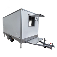 Cuisine mobile de rue, petites remorques de bar à glaces entièrement équipées, chariot alimentaire mobile, remorque alimentaire personnalisée