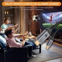 Adaptateur Usb Type-c Vers 8k Hdmi 2.1 Câble Audio Vidéo Type C Vers Hdmi Pour Moniteur Projecteur