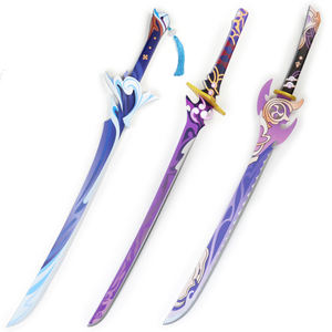 <span class=keywords><strong>Espada</strong></span> <span class=keywords><strong>de</strong></span> Juguete <span class=keywords><strong>de</strong></span> <span class=keywords><strong>Madera</strong></span>, Réplica <span class=keywords><strong>de</strong></span> Arma del Juego Popular Chino <span class=keywords><strong>Genshin</strong></span> <span class=keywords><strong>Impact</strong></span>, para Cosplay - Product Image 1