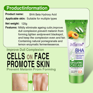 Gel exfoliant 2 en 1 à l'aloe vera et à l'abricot Mestin - Nettoyage en profondeur, hydratation, apaisement, éclaircissement, gommage pour le corps/le visage, 120 g, pour tous types de peau - Product Image 3
