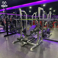 XMASTER Machine de musculation multifonctionnelle, Rack de musculation réglable en acier inoxydable