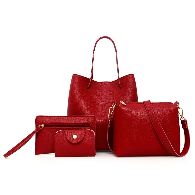 sets of 4 Handbag Shoulder Bag Tote Messenger Purse Bag Drop Shipping Vintage Purses Handbags