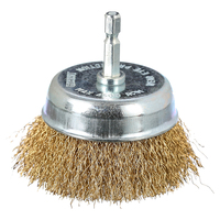 Brosse métallique en acier de qualité industrielle et bricolage Brosse métallique en laiton personnalisable pour le polissage des métaux