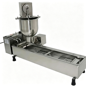 Desktop Commercial Single <b>Row</b> Automatic Donut Machine Mini Doughnut Making Machine Pon de Ring Donut Maker Food Processing - Product Image 4